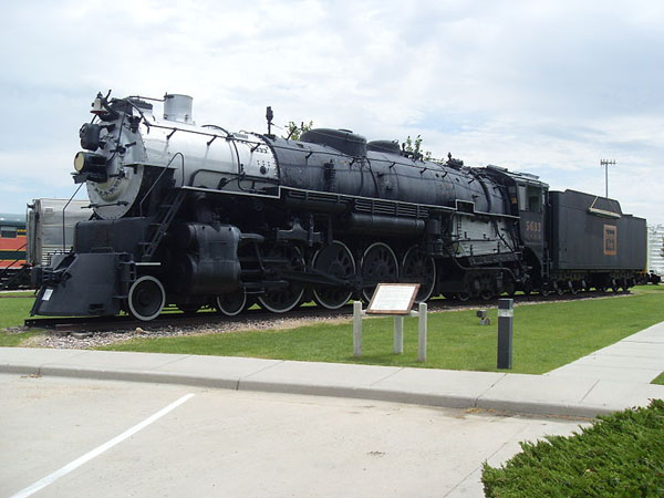 Chicago, Burlington and Quincy Railroad steam locomotive Chicago, Burlington and Quincy Railroad steam locomotive in Douglas, WY